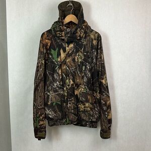 Remington Camo Coat Jacket with Hood Mens Sz XXL 2X Hunting Outdoors